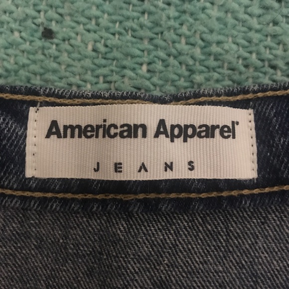 AMERICAN APPAREL DENIM SKIRT - Picture 2 of 5